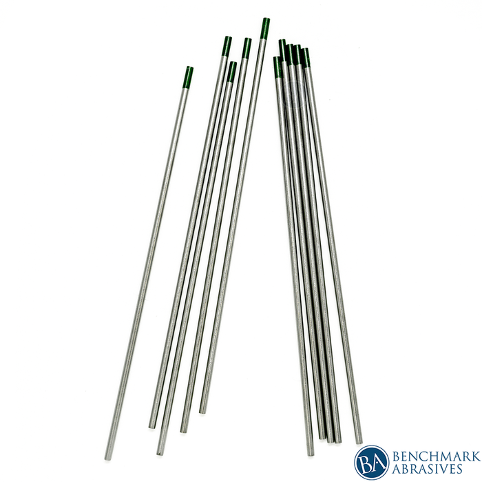 Pure Tungsten Electrode (Green, WP) - 10 Pack