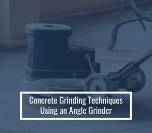 Grinding Concrete using an Angle Grinder
