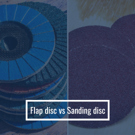 Flap disc vs Sanding disc