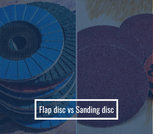 Flap disc vs Sanding disc