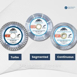 Turbo vs Segmented vs Continuous Rim Diamond Blades