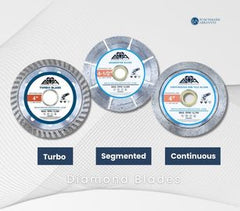 Turbo vs Segmented vs Continuous Rim Diamond Blades