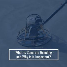 What is concrete grinding and why is it important