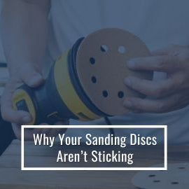 CAUSES FOR NON-STICKING SANDING DISCS
