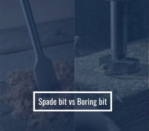 Spade bit vs Boring bit