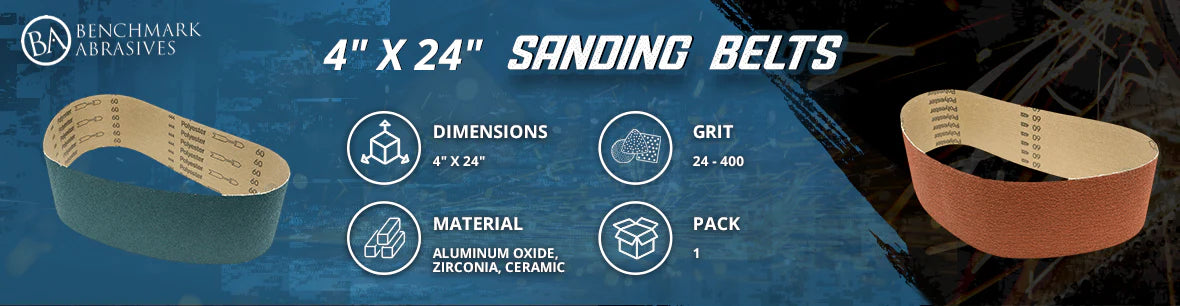 4" x 24" Sanding Belts