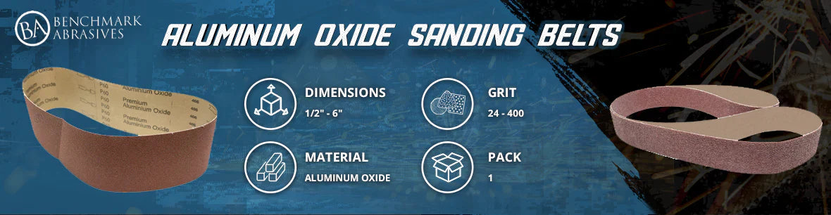 Aluminum Oxide Sanding Belts Benchmark Abrasives