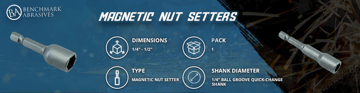 Magnetic nut setters