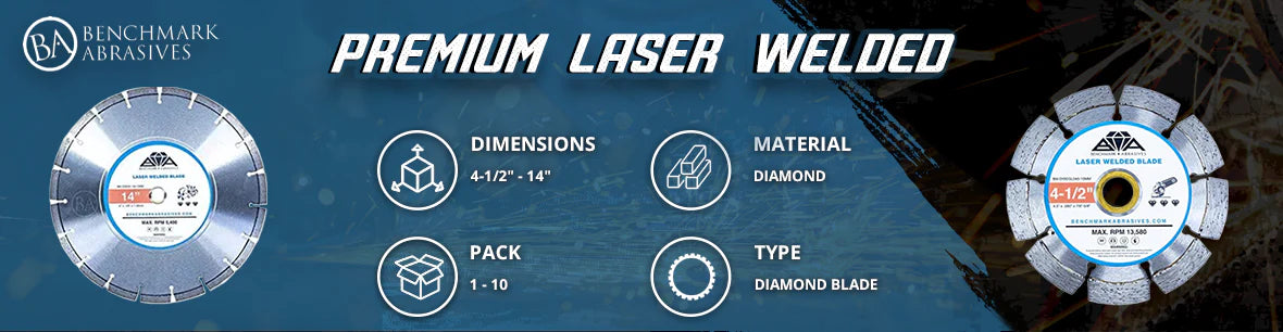 Premium Laser Welded Diamond Blades