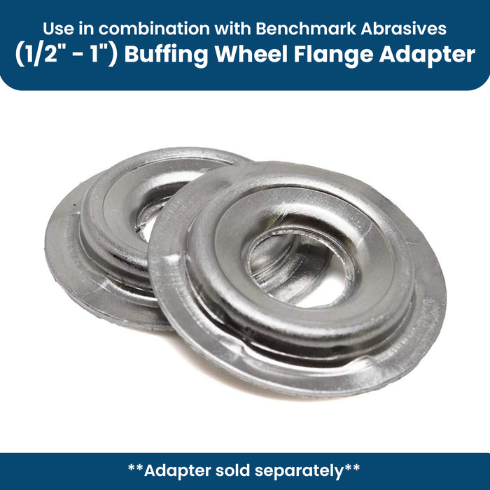 6" x 1/2" x 1" Cotton Spiral Sewn Buffing Wheel