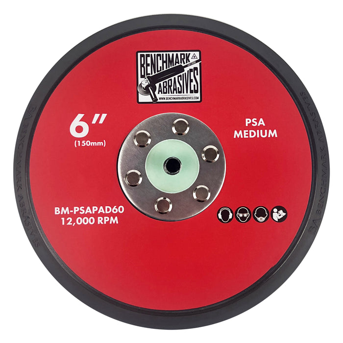 6” DA Orbital Sander Backing Pad for PSA Adhesive Discs