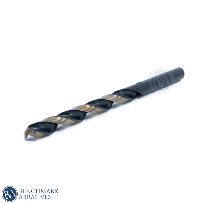 17/64” HSS Black & Gold Jobber Length Drill Bits - 12 Pack