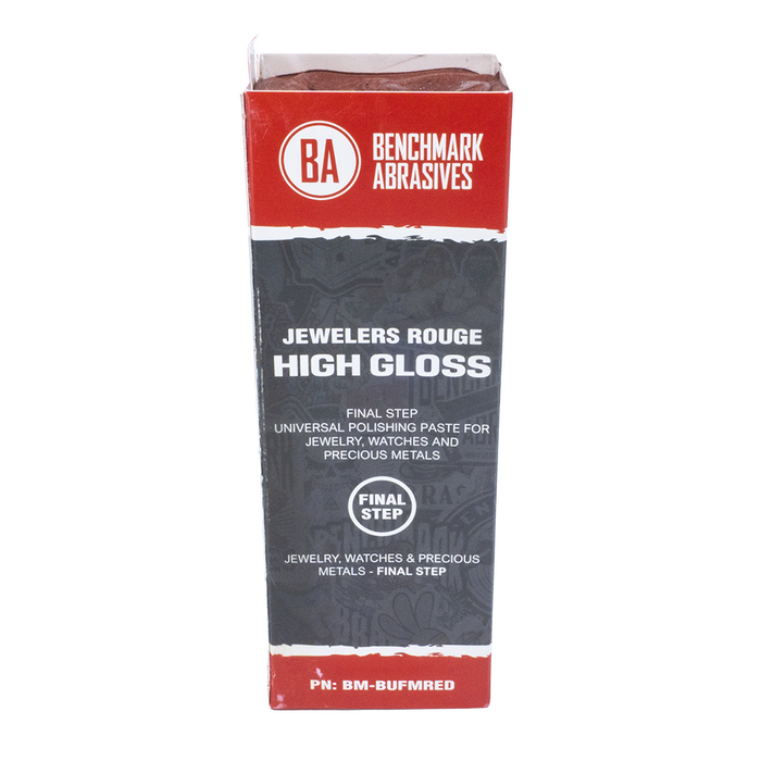Red Jewelers Rouge High-Gloss Polishing Compound - 1 Pound Bar