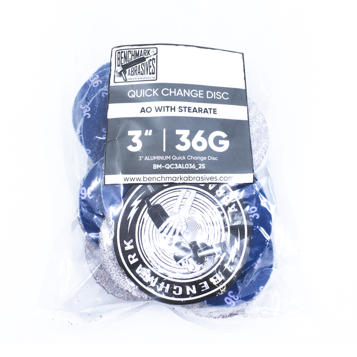 3" Quick Change Discs For Aluminum - 25 Pack