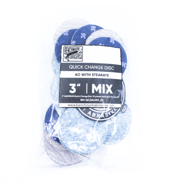3" Quick Change Discs For Aluminum - 25 Pack