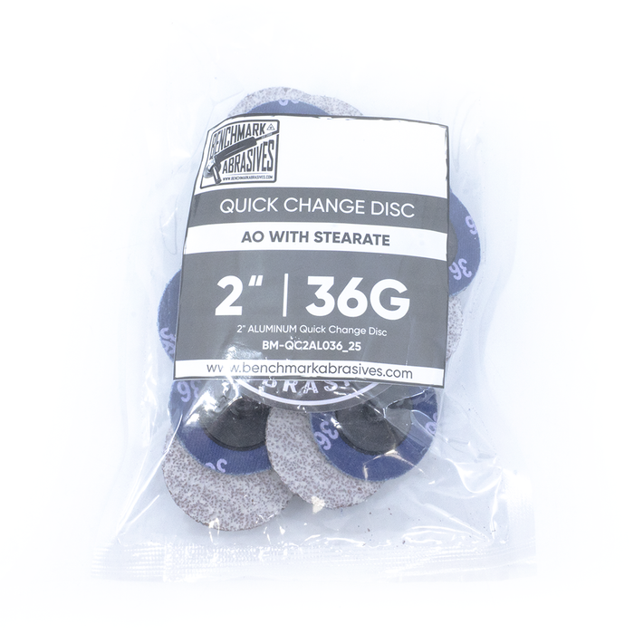 2" Quick Change Discs For Aluminum - 25 Pack