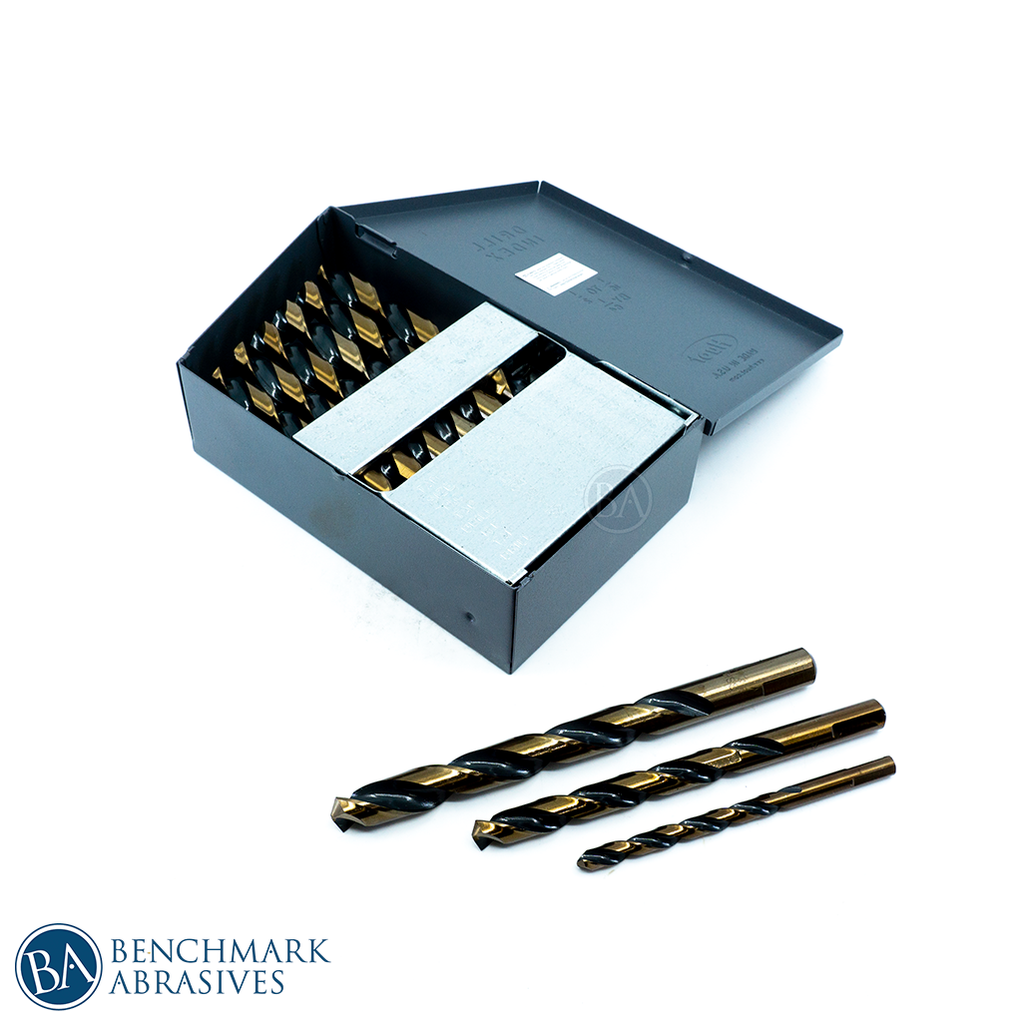 USA Made Black & Gold Drill Bit Set - 29 Piece | Free Shipping
