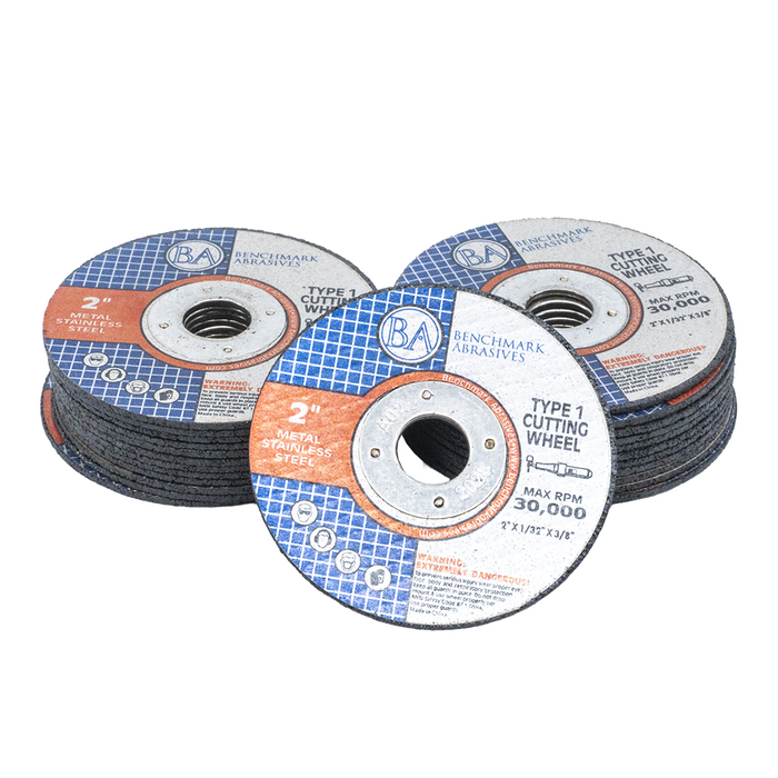 2" X 1/32" X 3/8" T1 Premium Thin Cut-Off Wheel - 25 Pack