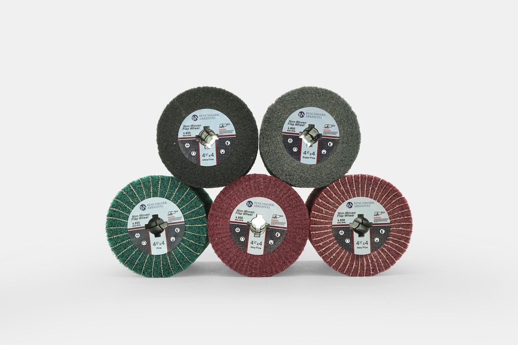 Nonwoven And Interleaf Flap Wheel Abrasive Sanding Drum Set