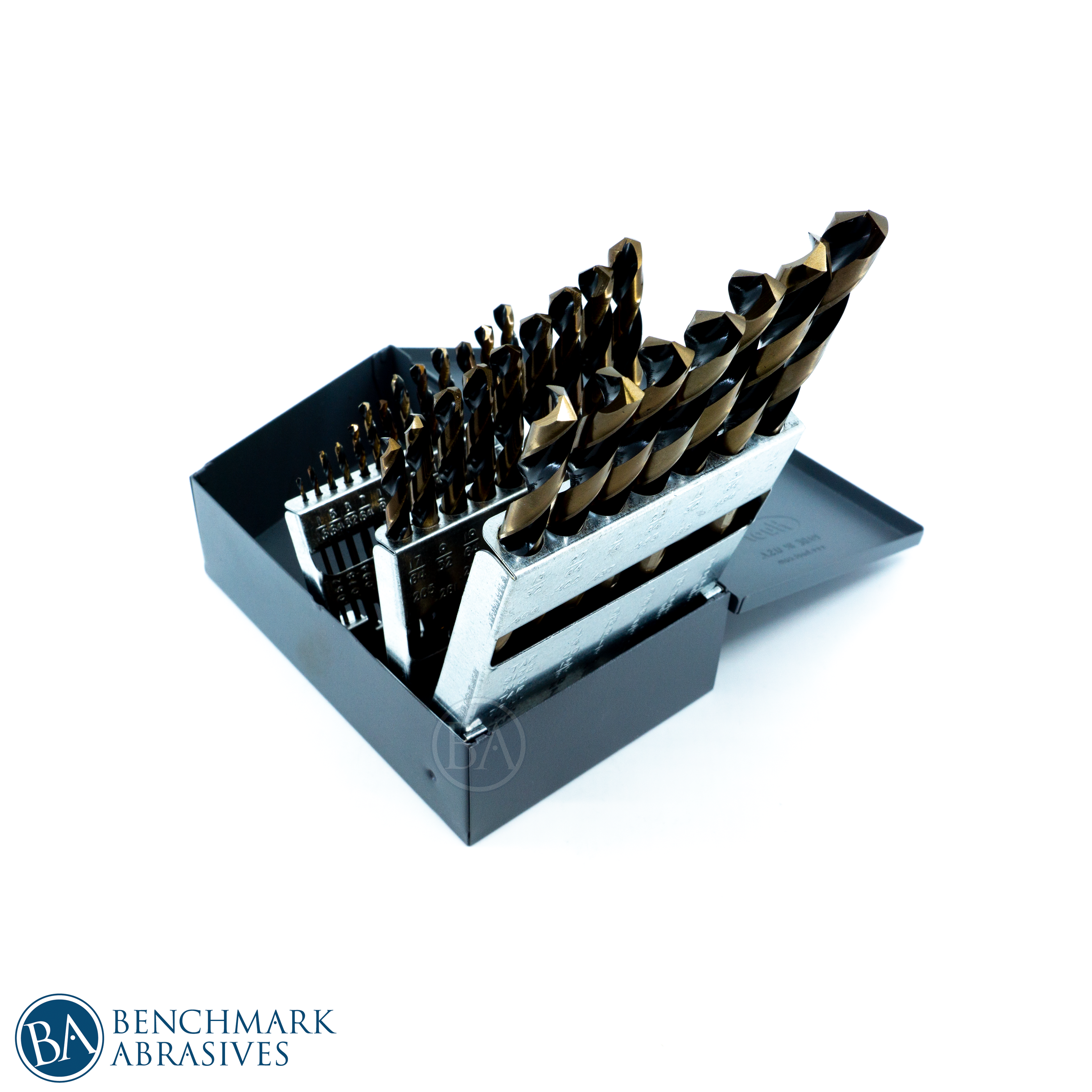 USA Made Black & Gold Drill Bit Set - 29 Piece | Free Shipping