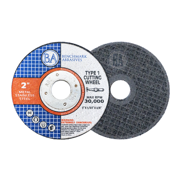 2" X 1/32" X 3/8" T1 Premium Thin Cut-Off Wheel - 25 Pack