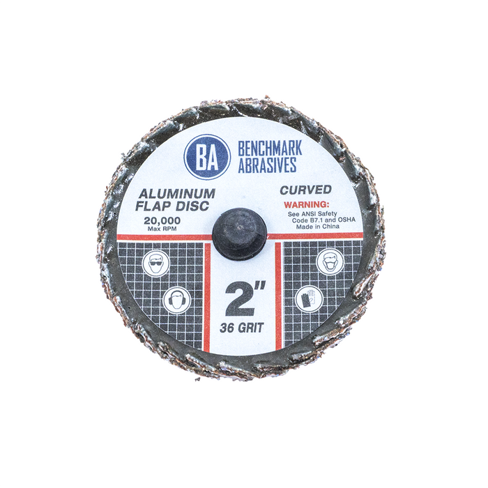 2" Curved Quick Change Flap Discs For Aluminum – 1 Piece