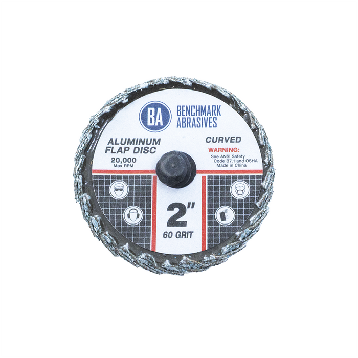 2" Curved Quick Change Flap Discs For Aluminum – 1 Piece