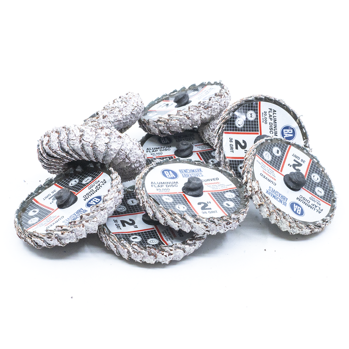 2" Curved Quick Change Flap Discs For Aluminum – 1 Piece