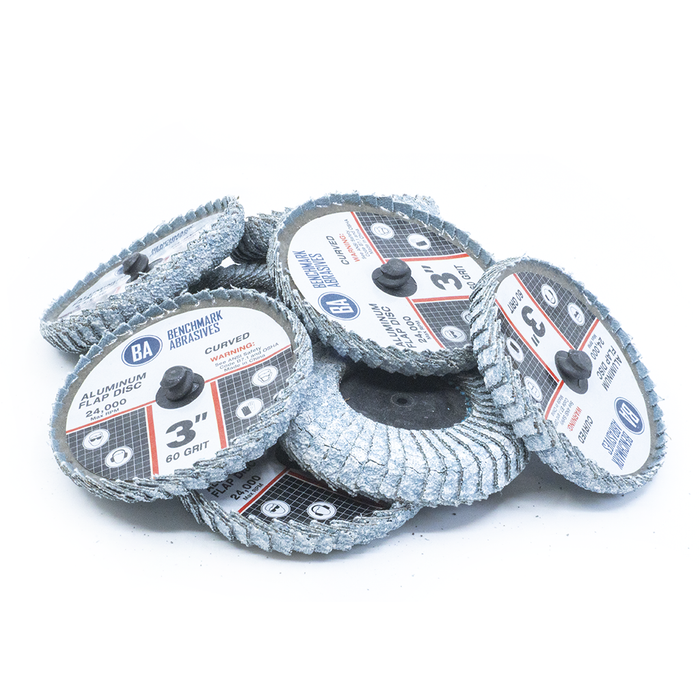 3" Curved Quick Change Flap Discs For Aluminum – 1 Piece