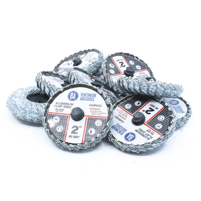 2" Curved Quick Change Flap Discs For Aluminum – 1 Piece