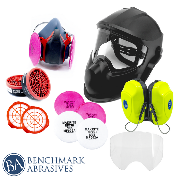 Benchmark Abrasives Full PPE Combo Kit