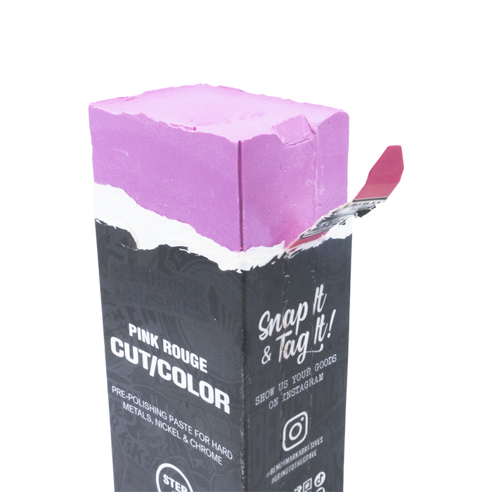 Pink Cut & Color Polishing Compound - 1 Pound Bar