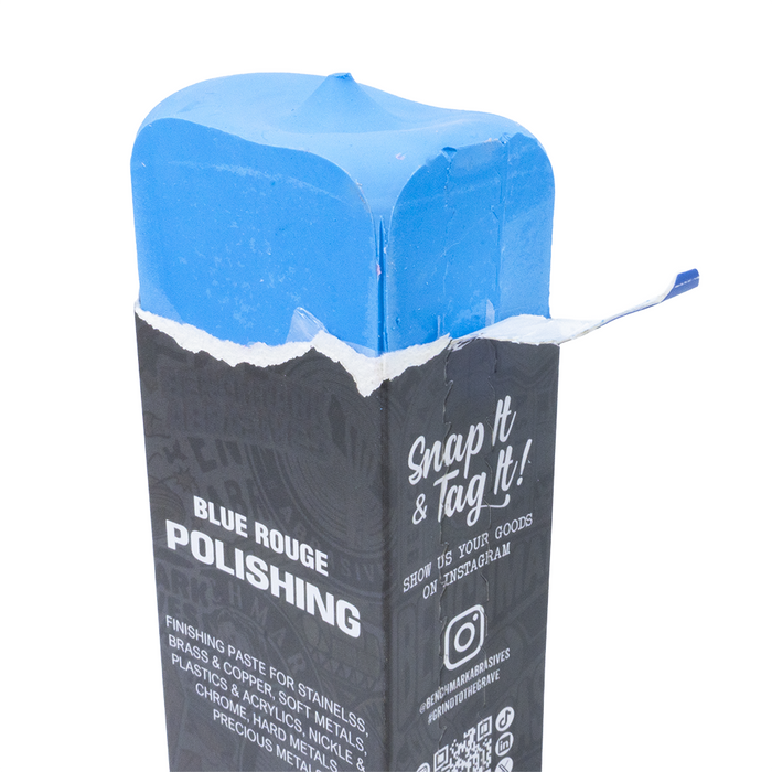 Blue Natural Luster Polishing Compound - 1 Pound Bar