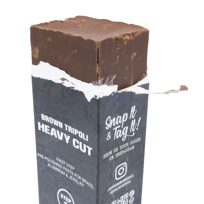 Brown Heavy Cutting Polishing Compound - 1 Pound Bar