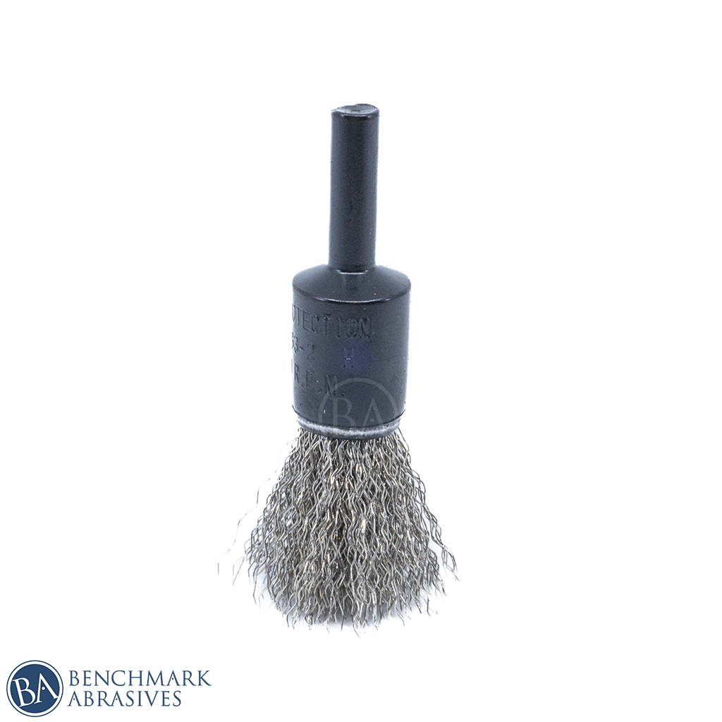 1 2" Crimped Wire End Brush Stainless Steel Wire