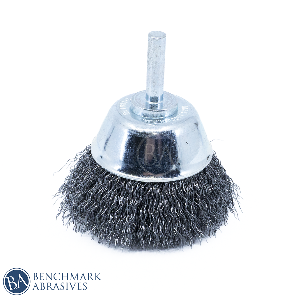 2 3 8" X 1 4" Shaft Mounted Crimped Cup Carbon
