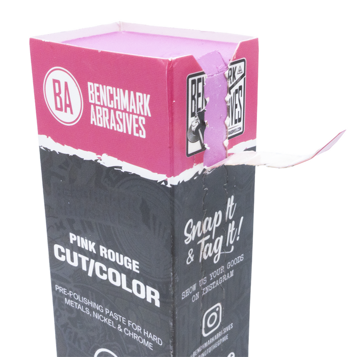 Pink Cut & Color Polishing Compound - 1 Pound Bar