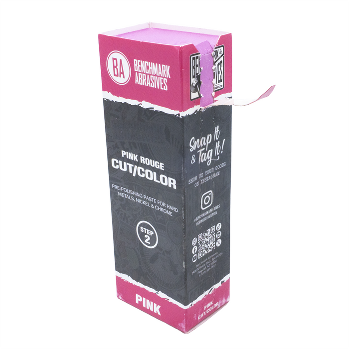 Pink Cut & Color Polishing Compound - 1 Pound Bar