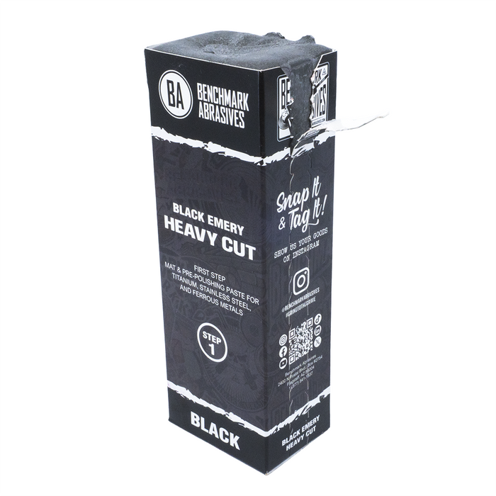 Black Super Heavy Cutting Polishing Compound - 1 Pound Bar