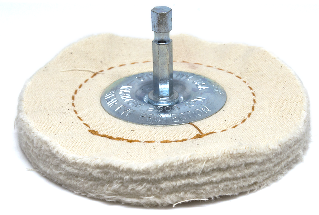 4 in. Buffing Wheel with 1/4 In Shank