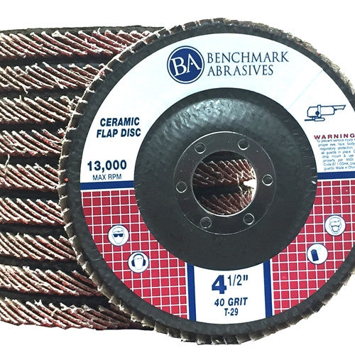 4 1 2" x 7 8" T29 Ceramic Flap Disc 1 Piece