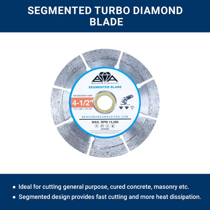4-1/2" Premium Segmented Diamond Blade