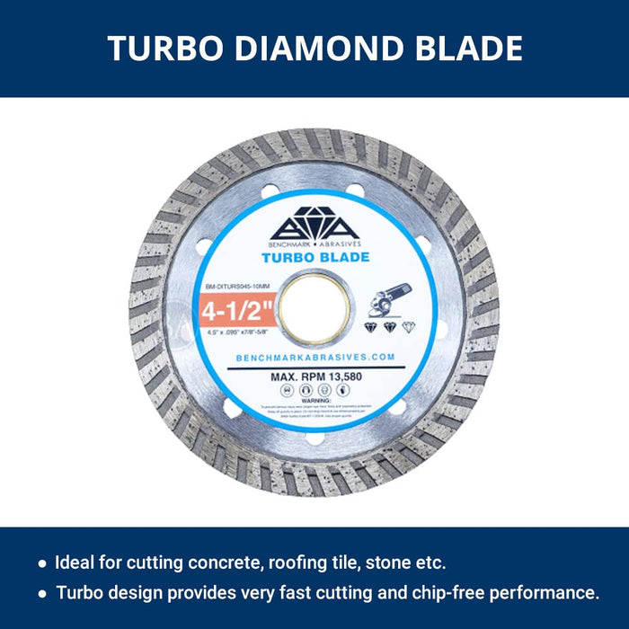 4-1/2" Premium Turbo Diamond Blade