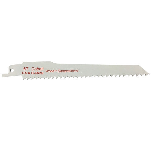 6" x .050" x 6T Bi-Metal Reciprocating Blade - 10 Pack