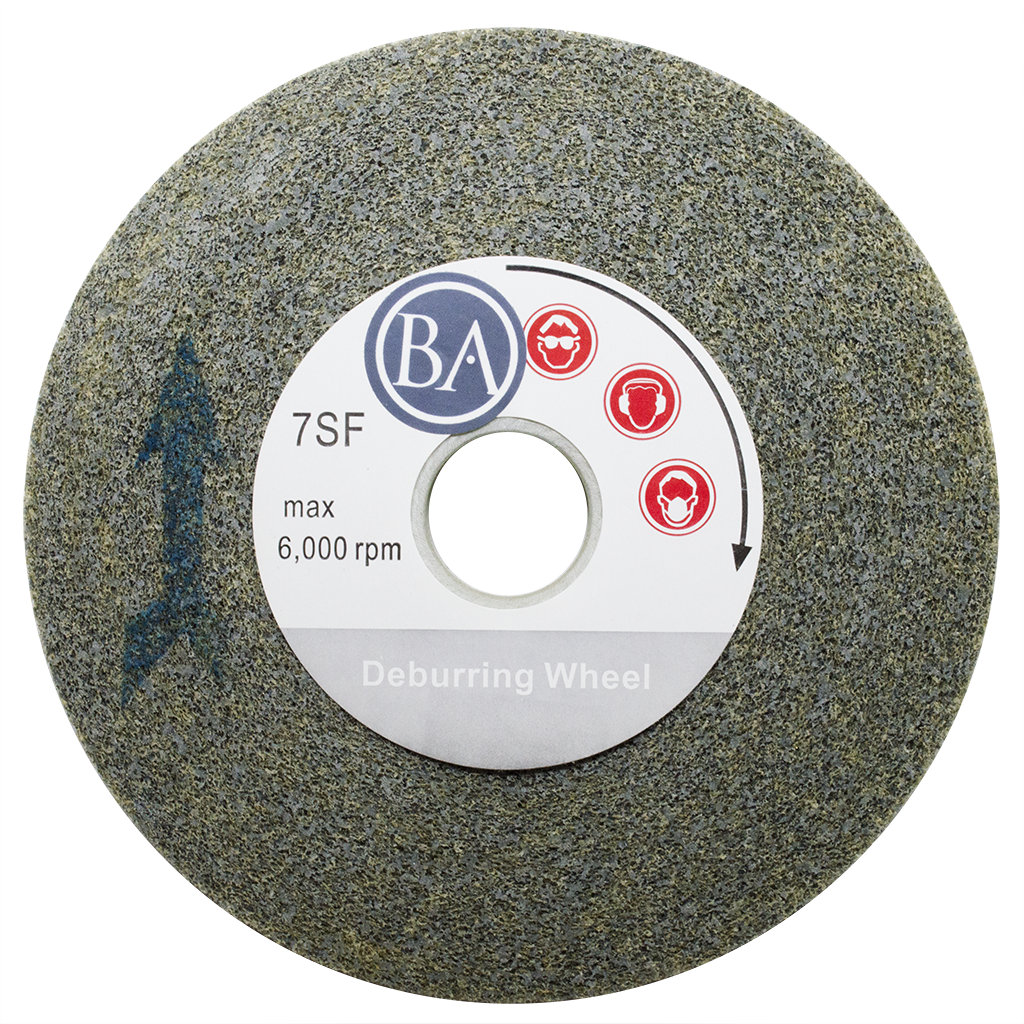 6" x 1" x 1" Convolute Deburring Wheel 7SF