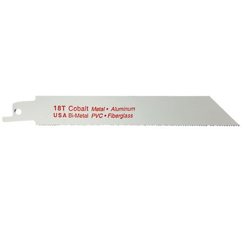 6" x .035" x 18T Bi-Metal Reciprocating Blade - 10 Pack