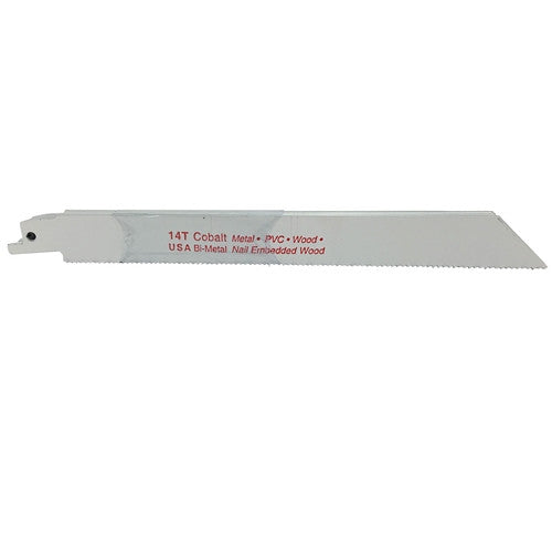 8" x .035" x 14T Bi-Metal Reciprocating Blade - 10 Pack
