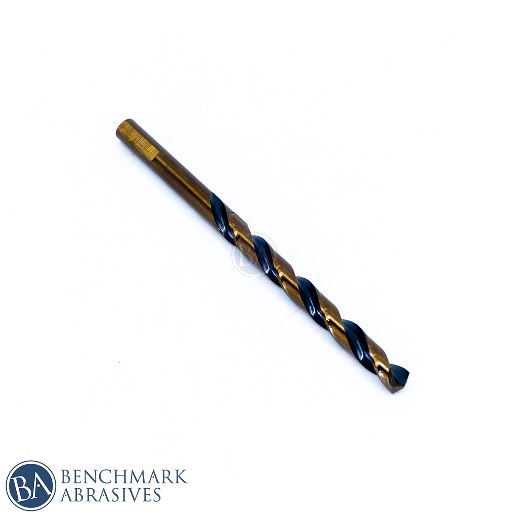 1/4” HSS Black & Gold Jobber Length Drill Bits - 12 Pack