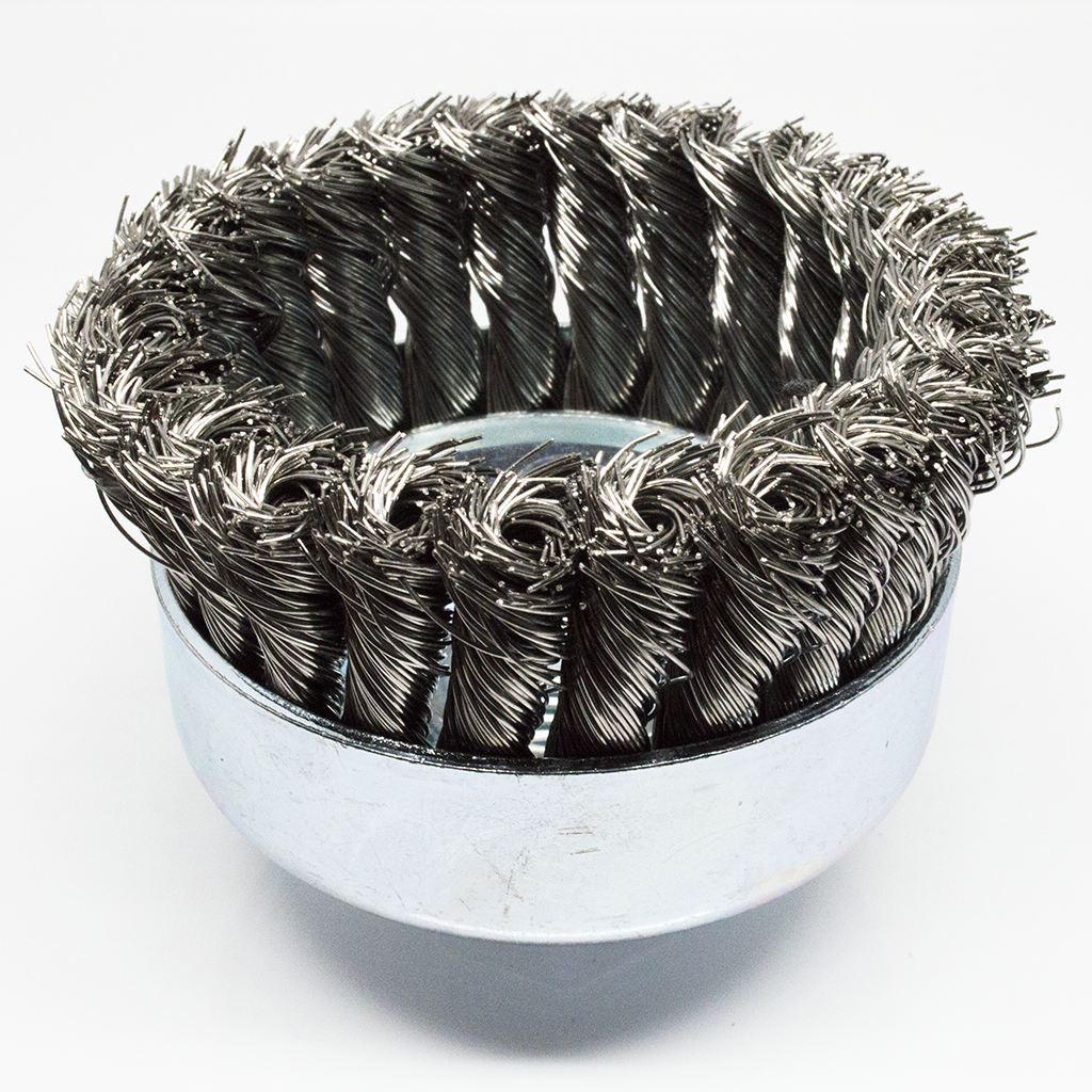 knotted wire cup brush Cleaning