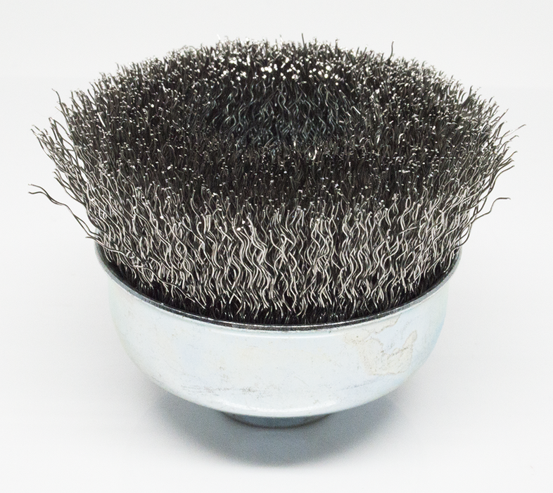Crimped Wire Cup Brush for heavy-duty cleaning